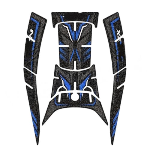 Tapis traction latéral pour NMAX155 Nmax125 autocollant réservoir moto scooter protection noir