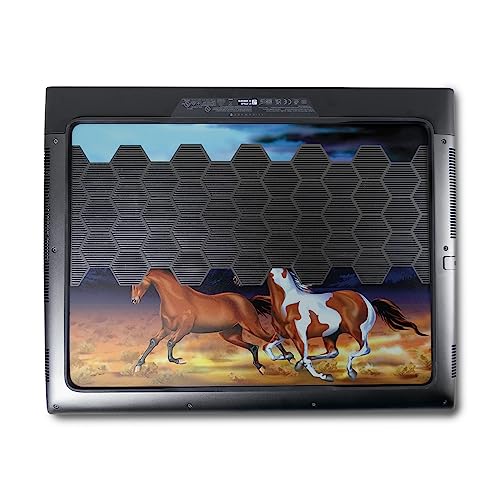 Image of MightySkins Skin Compatible with Alienware M18 R1 (2023) Full Wrap Kit - Wild Horses | Protective, Durable, and Unique Vinyl Decal wrap Cover | Easy to Apply & Change Styles | Made in The USA