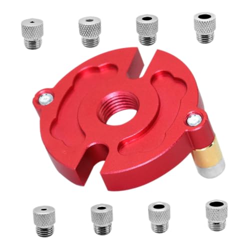 LIFKICH Woodworking Drill Kit with Punch Locator Efficient Drilling Jig for Diy Enthusiasts