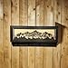 Bellewood Designs Mountain Scene Gun Concealment Decor - Handcrafted Wooden Gun Cabinets - Gun Shelf Hidden Storage for Rifles, Shotguns, & Handguns - Quick Access Hidden Wall Safe