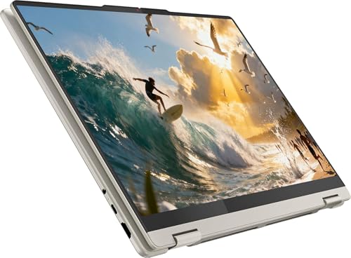 Image of Lenovo Yoga 7 2-in-1 Laptop 16 inch 2K Touchscreen, AMD Ryzen AI 5 340 Up to 4.8GHz, AMD Radeon 840M, 16GB LPDDR5X, 1TB SSD, WiFi 7, Backlit KB, Fingerprint, Windows 11 Pro W /BWE Accessorie