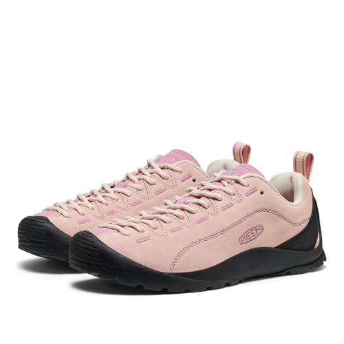 KEEN Women's Jasper Low Height Climbing Approach Style Sneakers, Cameo Rose, 54