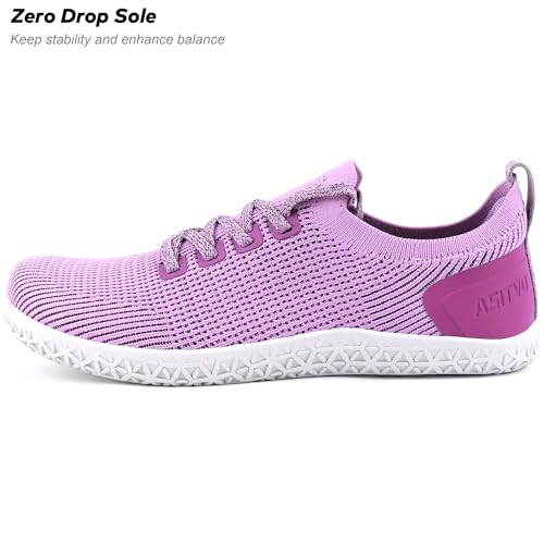 Image of ASITVO Women Wide Barefoot Zero Drop Slip-ons Gym Minimalist Walking Shoes