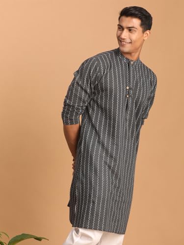 Image of Vastramay Men's Cotton Kurta for Navratri