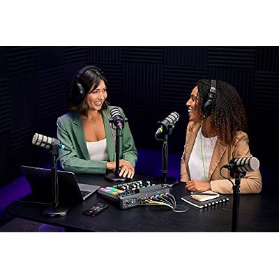 Rode PodMic Dynamic Podcast Microphone with XLR Cable and StreamEye Polishing Cloth
