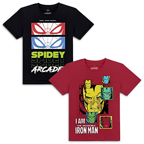 Image of Kidsville Boy's Printed Regular Fit T-Shirt