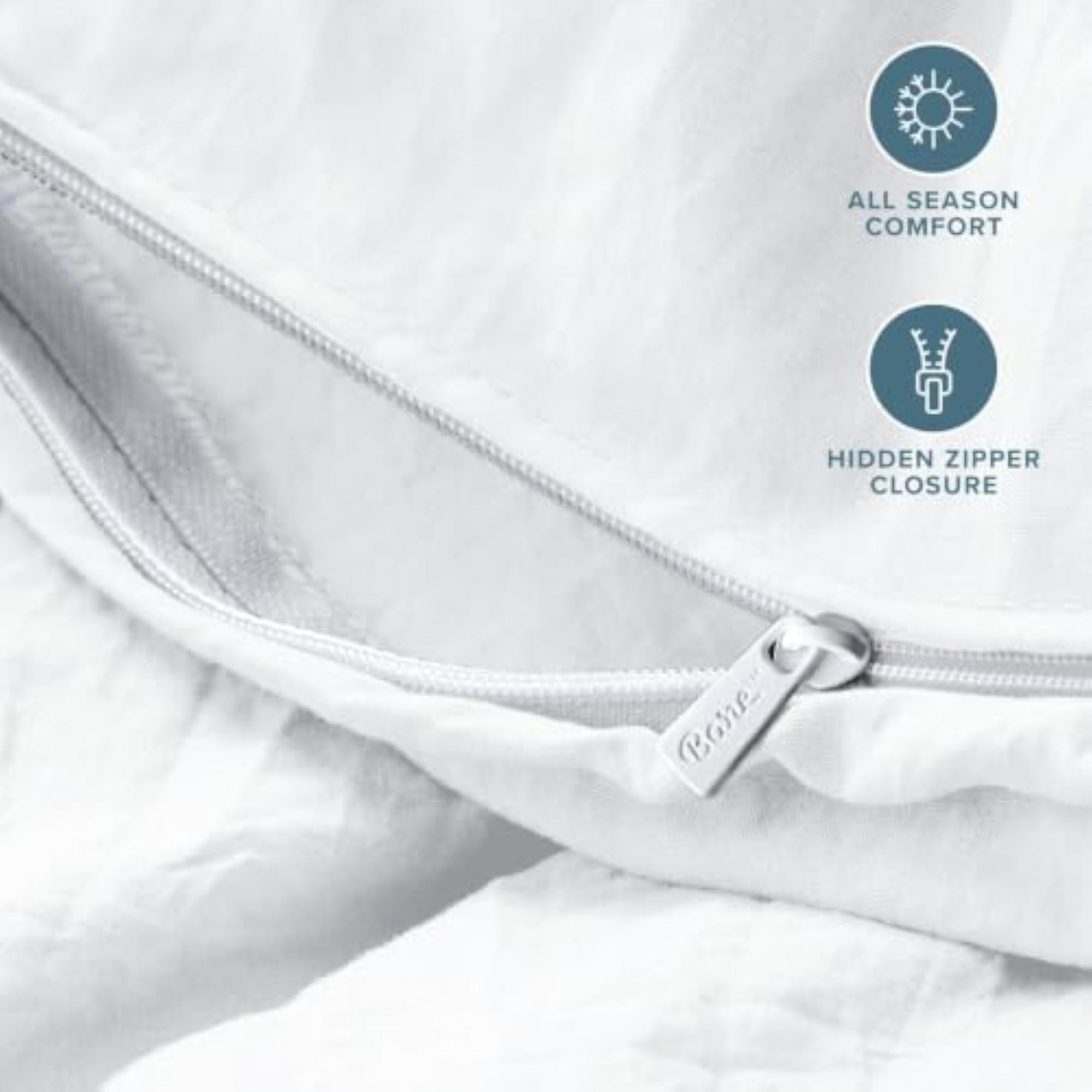Washed Duvet Cover and Sham Set, Oversized Queen