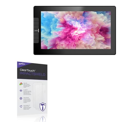 BoxWave Screen Protector Compatible With Veikk Studio VK1200 - ClearTouch ImpactShield (2-Pack), Impenetrable Screen Protector Flexible Film