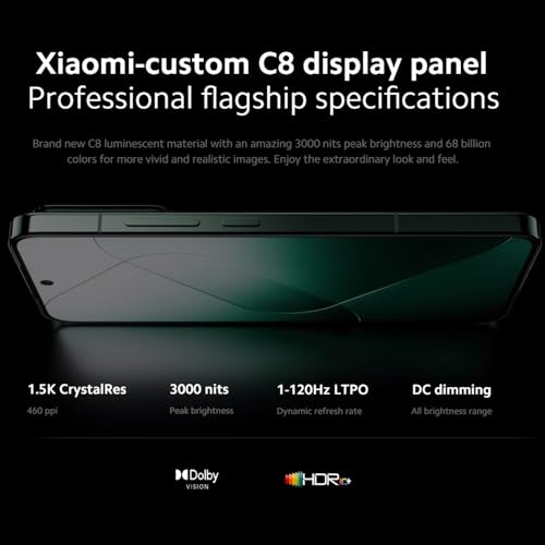 Xiaomi 14 5G (512GB + 12GB) (Global Version) Unlocked Worldwide (for Tmobile Mint Tello & Global) 50MP Triple Pro Leica Camera 6.36" 144Mhz (White)