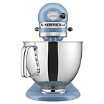KitchenAid Artisan Series 5 Quart Tilt Head Stand Mixer with Pouring Shield KSM150PS, Blue Velvet - Image 4