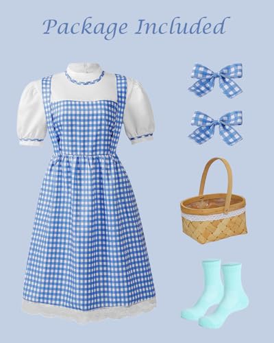 Disfraz de libro para niñas con accesorios de Dorothy miniatura 3