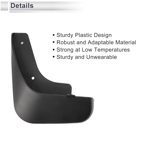 Image of X AUTOHAUX 1set Front and Rear Mud Flaps Splash Guards Mud Guards for Mazda 3(1.6) 2011-2013 W /Mount Accessories