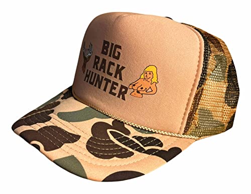 Big Rack Hunter Trucker Hat Hunting Camo Trucker Hat Camouflage, Medium-X-Large #TOP2