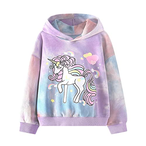 Image of WELAKEN Sweatshirts for Girls Toddler & Kids II Little Girl's Pullover Tops Sweaters & Hoodies