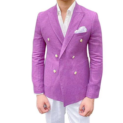 Veste en lin homme pour un mariage plage ou un look d'affaires décontracté