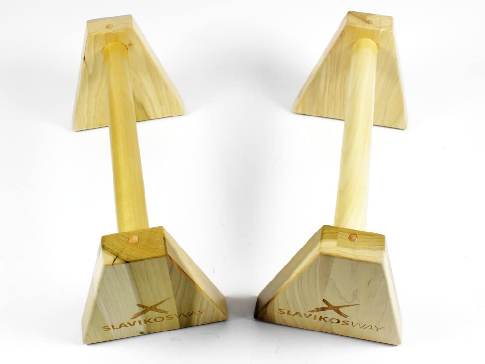 Parallettes Holz Liegestützgriffe Handstandgriffe Stabil Buchsholz Handstand Calisthenics Slavikosway