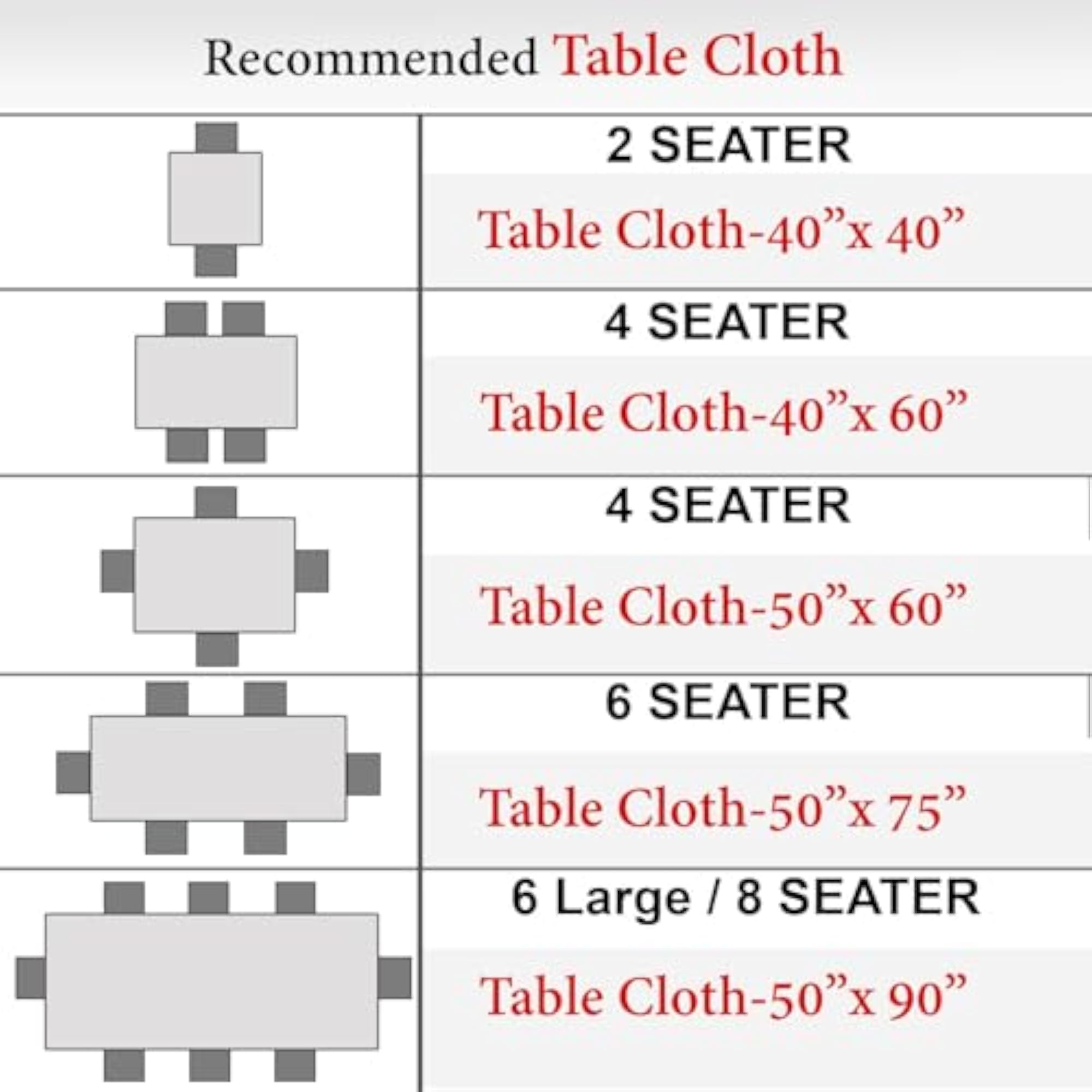 Poly Jute Table Cloth for 6 Seater