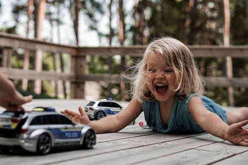 Dickie Toys VW Tiguan R-Line Polizeiauto (25 cm) mit Licht & Sound - Lizenziertes Polizei-SUV Spielzeug ab 3 Jahre, inkl. Batterien - 203714013