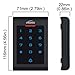 Visionis VIS-3002 Access Control Indoor Only Digital Touch Keypad + Reader Standalone, Wiegand 26, Standard Design, No Software, EM Cards, 1000 Users