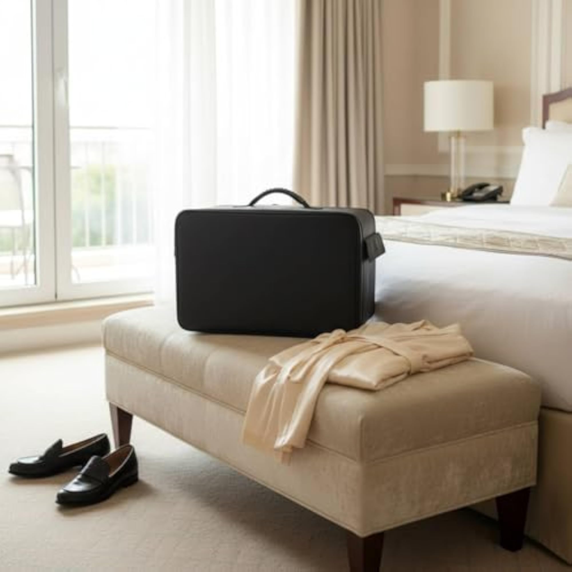 Telescopic Handle Professional Beauty Trolley, Travel Case