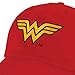 Popfunk Wonder Woman Logo Official Dad Hat - The U18 Adjustable Relaxed-Fit Cap - Unisex for Men and Women, Red