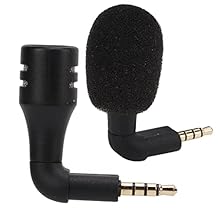 【Adjustable Angle】: The mini microphone multidirectional head allows you to adjust the microphone angle to achieve flexible recording options. It is the perfect choice for musicians, journalists or spontaneous recording. 【Professional Sound Quality】:...