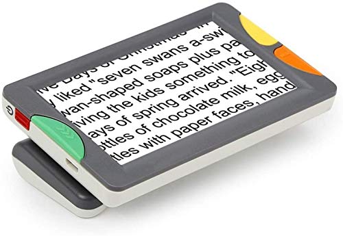 4,3-Zoll-Hand elektronisches Lese Video Aid Lupe, 2X-32X Zoom, 5 Farbmodi Unterstützung Ausgabe auf TV, for Makula-Degeneration, Deteriorating Retina,
