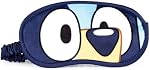 Jay Franco Bluey Ensemble de voyages pour enfants - 3 Ensemble de pièces inclus 40 x 50 Couverture de lancer, masque à yeux et oreiller encolure - Super doux & Accessoires de voyage Cozy