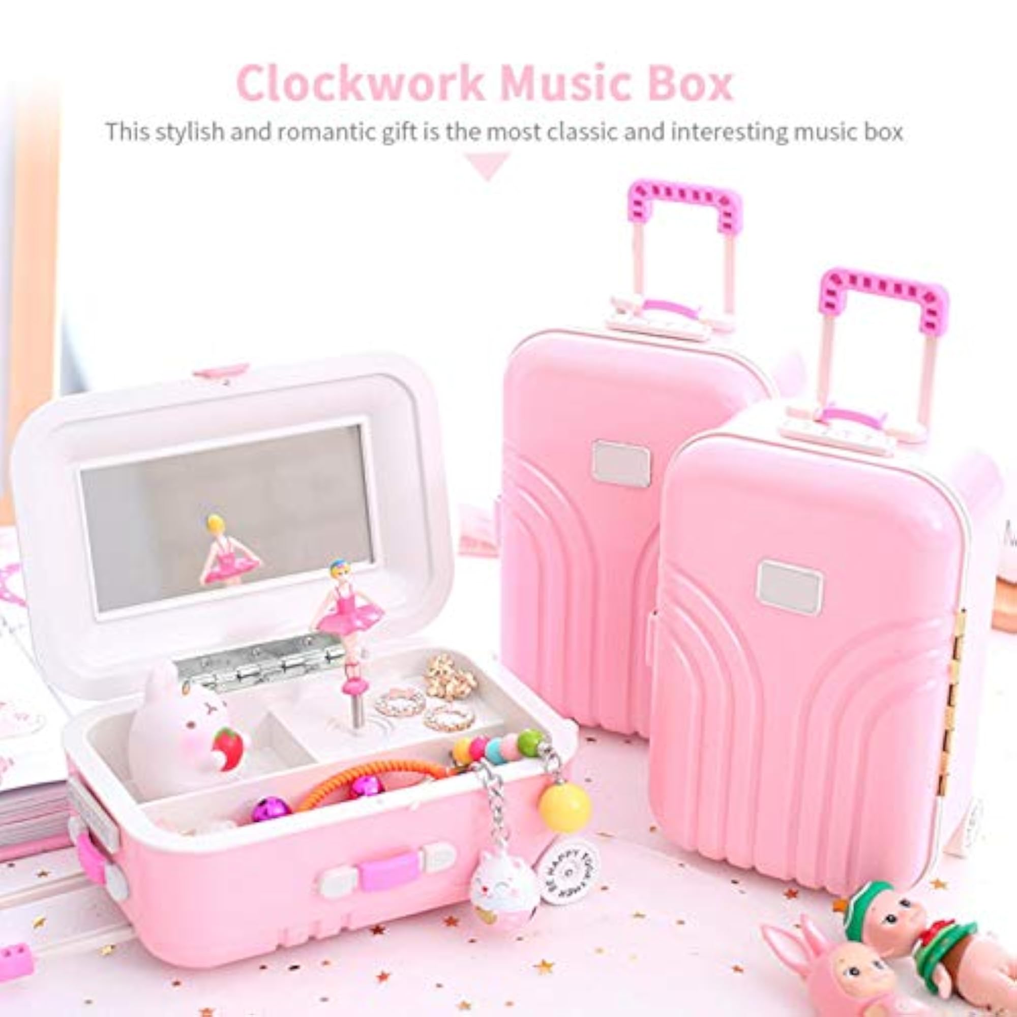 Unique Design Music Box for Storing Cosmetics