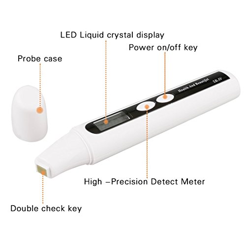 KOSTECH Digital LCD Skin Care Facial Oil Water Moisture Moist Analyzer Monitor Tester - Image 7
