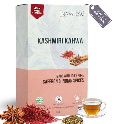 Image of Namhya Kashmiri Kahwa Tea | Mood, Energy & Digestion Support