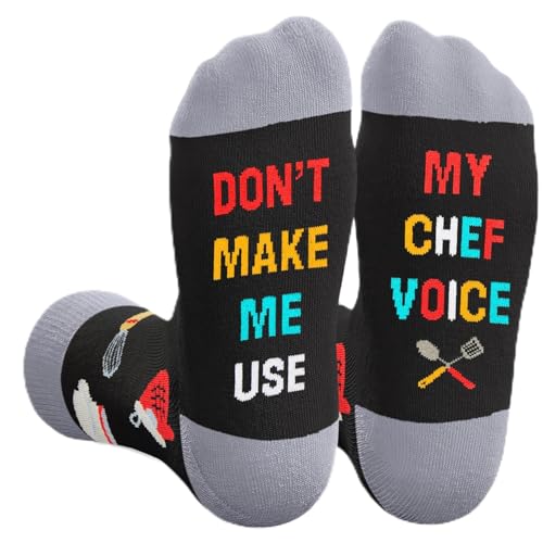 Zmart Chef Gifts for Men Women - Culinary Gifts for Chefs Who Have Everything, Cooking Socks