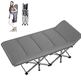 Folding Camping Cots for Adults Heavy Duty cot with Carry Bag, Portable Sleeping Bed for Camp Office Use Outdoor Cot Bed for Traveling