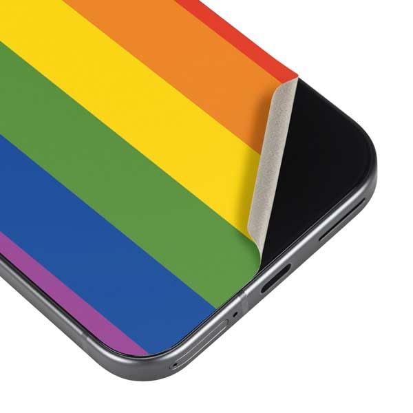 Skinit Decal Phone Skin Compatible with Google Pixel 9a - Vertical Rainbow Flag Design