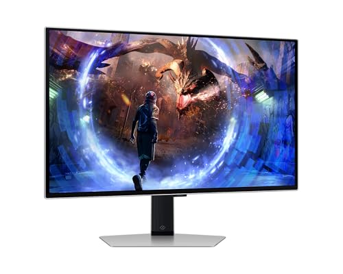 SAMSUNG 27-Inch Odyssey OLED G6, 2K QHD, Refresh Rate 360Hz & Response Time 0.03ms(GTG) Gaming Computer Monitor, with AMD FreeSync Premium Pro, 3 Years Local Warranty