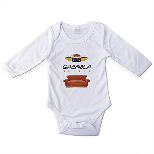 LolaPix Body personalizado bebé con nombre. Regalos personalizados para bebés. Bodies personalizados manga larga. Varias tallas. Friends