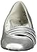 Easy Street Women's Entice Dress Shoe Pump, Silver Satin, 6.5