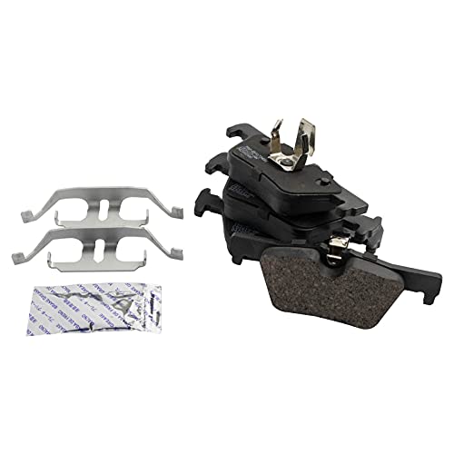 Image of TRQ Rear Brake Pad and Rotor Set Ceramic Compatible with 2018 BMW 328dx