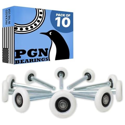 PGN 2" Nylon Garage Door Rollers 10 Pack Cover