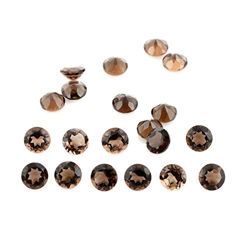 Quartz fumé naturel rond pour créer des bijoux bohèmes chics