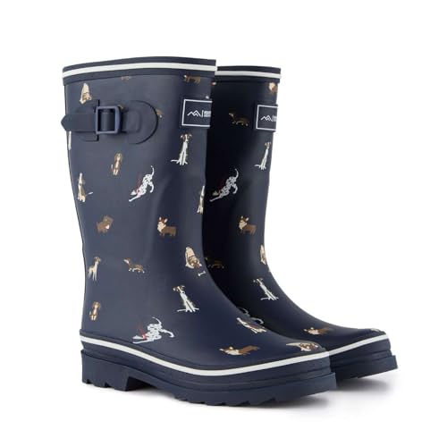 Regatta Amelia Damen Gummistiefel, Navy Dogs, 42 EU