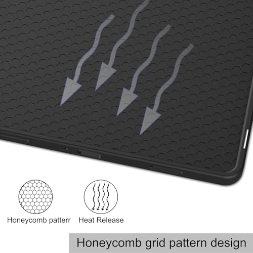 Image of M Cart Cover for Samsung Galaxy Tab A9 Plus 11 inch case, Soft Flexible Flip Case Cover with S Pen Holder for Samsung Galaxy Tab A9+ 11 inch with Auto Sleep Wake (Trifold Black)