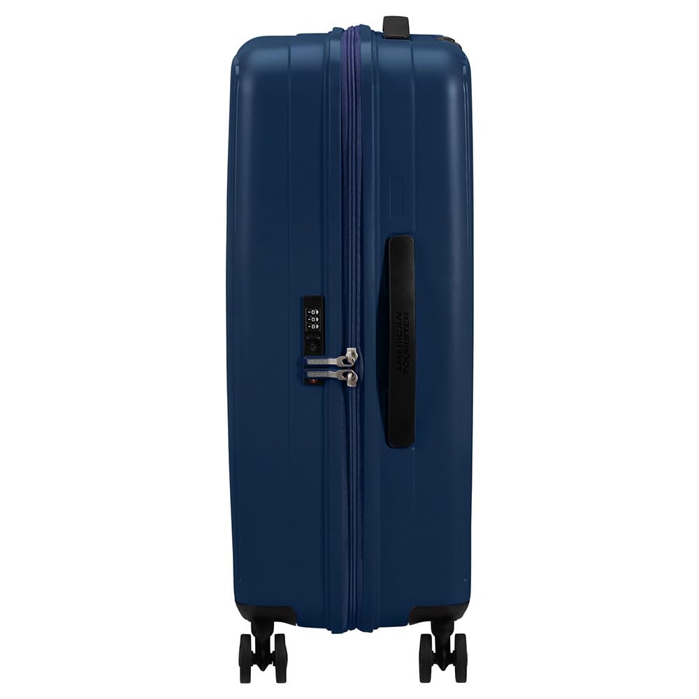 American Tourister Sac à roulettes rigide, taille M, en polypropylène, robuste et résistant aux rayures. Très pratique et super léger, dispose de deux grands compartiments, d'un séparateur dans le