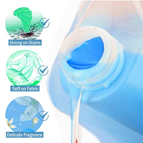 Image of PowerWash Liquid Detergent 5 Litre for Top Load Front Load, Tough Stain Removal in Laundry, Detergent Liquid for Washing Machine - 5 Ltr
