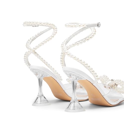 DREAM PAIRS womens Stiletto Bow Heels Rhinestone Sdhs2481w4