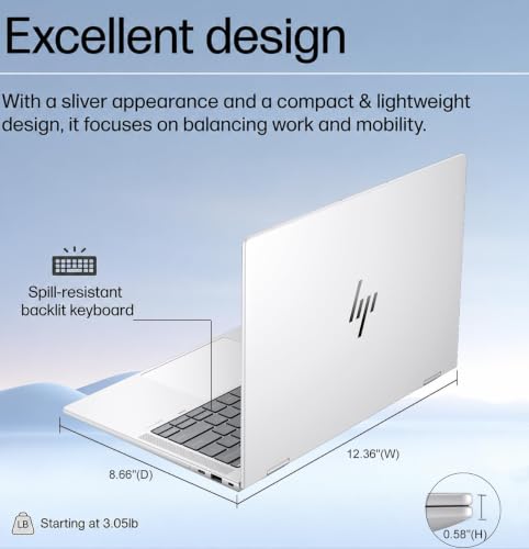 Image of HP Elite x360 1040 G11, 14 inch 2-in-1 Laptop, Ultra 7 155H, 32GB DDR5, 1TB SSD | 3K QHD+OLED Touchscreen w /Pen, HP EliteBook Business AI PC, Intel vPro, Thunderbolt 4, Long Battery Life, IST HUB, Win 11 Pro