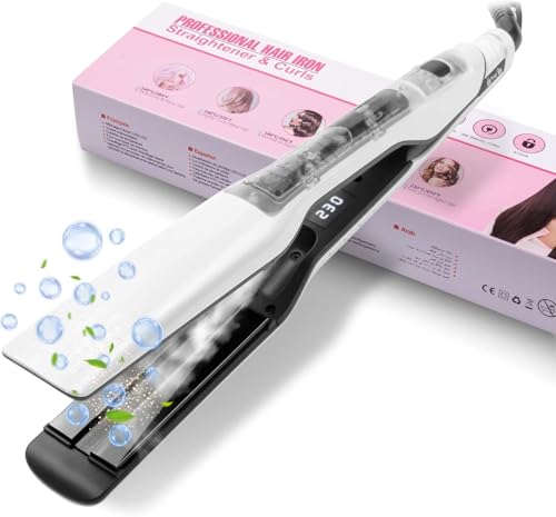 Plancha de Pelo Profesional con Emisión de Vapor y Pantalla LCD miniatura 1