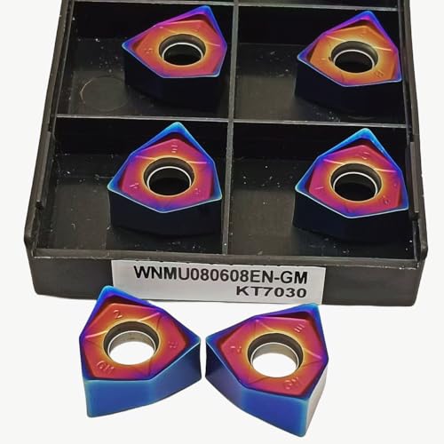 Juego de 10 insertos para fresa de carburo tungsteno miniatura 4