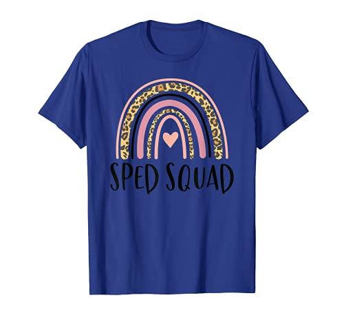 SPED Squad Boho Rainbow Profesor Educación Especial Camiseta