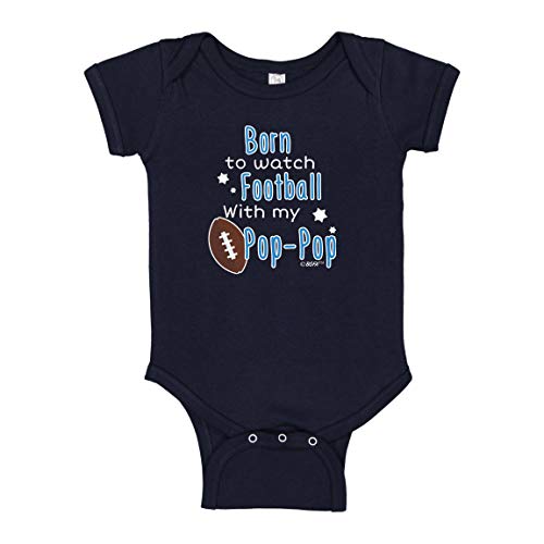 Born to Watch Football with My Pop-Pop Bodysuit